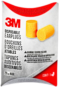 3M Disposable Earplugs 