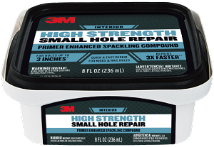 3M Hight Strength Small Hole Repair Primer Enhanced Spackle 8oz 