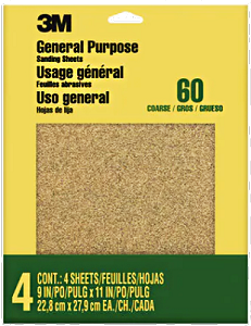 3M 9003 Sanding Sheets Aluminum Oxide Coarse 9