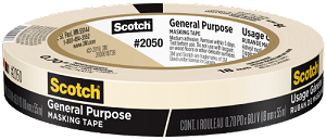 Scotch 2050  Masking Tape 3/4