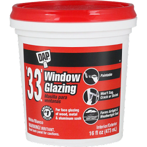 DAP 33 Glazing White Pint