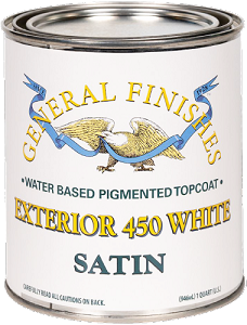 General Finishes Exterior 450 White Satin Quart
