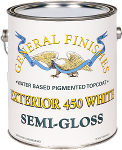 General Finishes Exterior 450 White Semi-Gallon Gallon