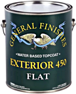 General Finishes Exterior 450 Clear Flat Gallon