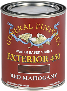 General Finishes Exterior 450 Stain Red Mahogany Quart