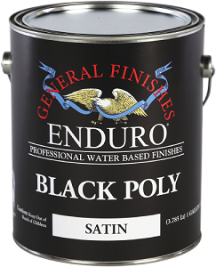 General Finishes Black Poly Satin Gallon