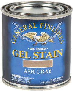 General Finishes Gel Stain Ash Gray Half Pint