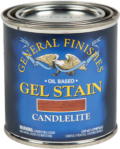 General Finishes Gel Stain Candlelite Half Pint
