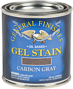 General Finishes Gel Stain Carbon Gray Half Pint