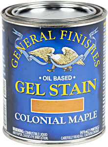 General Finishes Gel Stain Colonial Maple Pint 