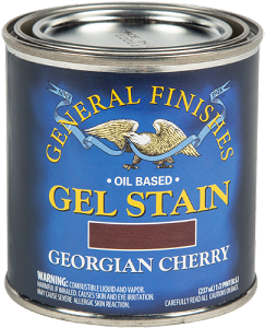 General Finishes Gel Stain Georgain Cherry Half Pint