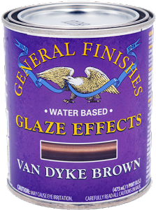General Finishes Glaze Effects Van Dyke Brown Pint