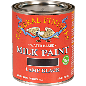 General Finishes Milk Paint Lamp Black Pint
