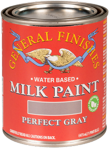 General Finishes Milk Paint Perfect Gray Pint 