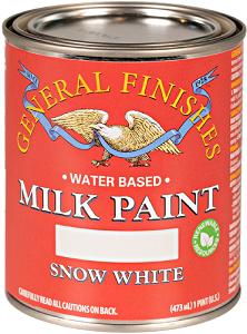 General Finishes Milk Paint Snow White Pint
