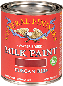 General Finishes Milk Paint Tuscan Red Pint