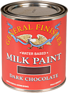 General Finishes Milk Paint Dark Chocolate Quart