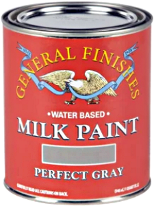 General Finishes Milk Paint Perfect Gray Quart 