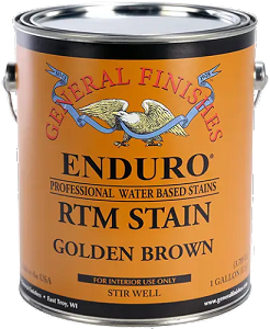 General Finishes RTM Stain Golden Brown Gallon