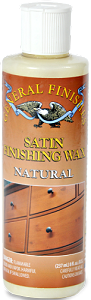 General Finishes Finishing Wax Satin 8oz Bottle 