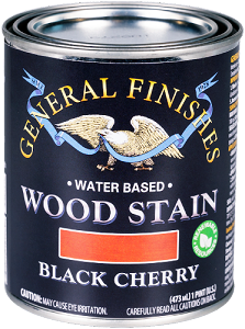 General Finishes Water Base  Stain Black Cherry Pint
