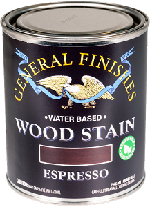 General Finishes Water Base  Stain Espresso Quart 