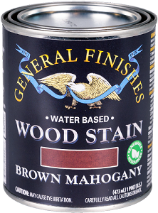 General Finishes Water Base  Stain Brown Mahogany Pint 