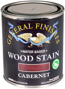 General Finishes Water Base  Stain Cabernet Quart