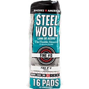 Rhodes America 0 1/0 Steel Wool (16 Pack)