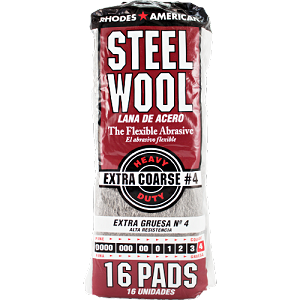 Rhodes America #4 Steel Wool (16 Pack)