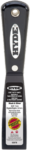 Hyde Black&Silver Stiff Bent Putty Knife 1-1/4