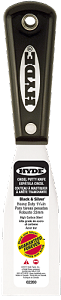 Hyde Black&Silver Stiff Chisel Putty Knife 1-5/16