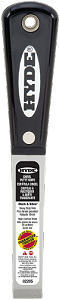 Hyde Black&Silver  Stiff Chisel Putty Knife 3/4