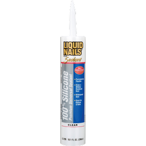 Liquid Nails 100% Silicone Clear 10.1oz