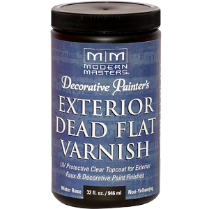 Modern Masters Exterior Dead Flat Varnish Quart