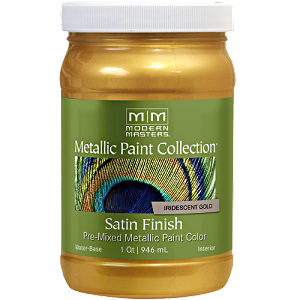 Modern Masters Metalic Paint Iridescent Gold Quart 
