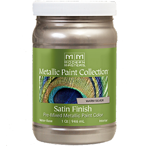 Modern Masters Metalic Paint Warm Silver Quart 