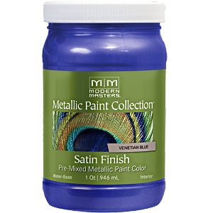 Modern Masters Metalic Paint Venetian Blue Quart 