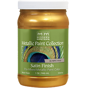 Modern Masters Metalic Paint Olympic Gold Quart 