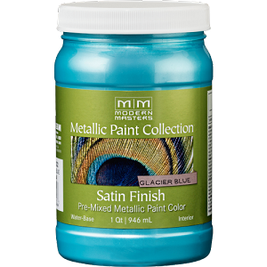 Modern Masters Metalic Paint Glacier Blue Quart