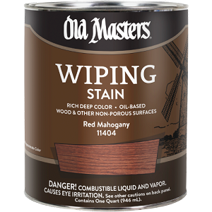 Old Masters Wiping Red Mahogany Quart  