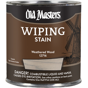 Old Masters Wiping Weathered Wood Half Pint  