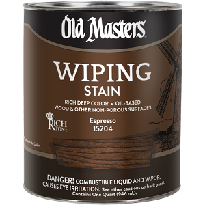 Old Masters Wiping Espresso Quart  