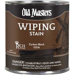 Old Masters Wiping Carbon Black Half Pint  