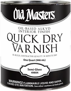 Old Masters Quick Dry Varnish  Semi-Gloss Quart