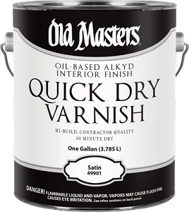 Old Masters Quick Dry Varnish Satin Gallon