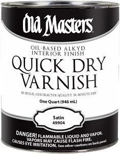 Old Masters Quick Dry Varnish Satin Quart