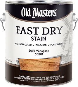 Old Masters Fast DryStain  Dark Mahogany Gallon   