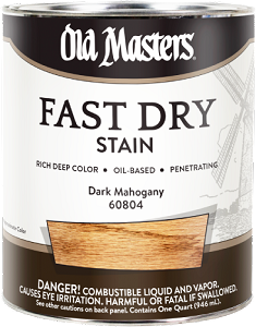 Old Masters Fast Dry Stain Dark Mahogany Quart     