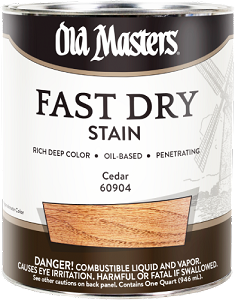 Old Masters Fast Dry Stain Cedar Quart     